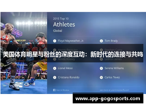 美国体育明星与粉丝的深度互动：新时代的连接与共鸣